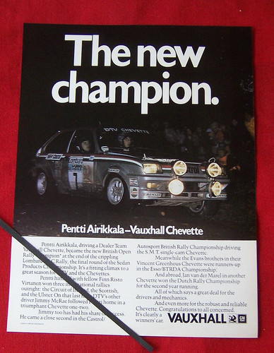 Vauxhall chevette hsr 1979 - vauxhall,