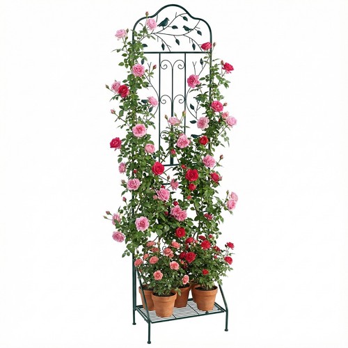 Metal garden trellis - metal, for