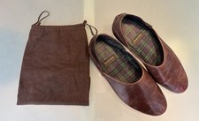 Churches Indoor Soft Bottom Vintage Brown Calf Slippers Size 11-12 (approx)