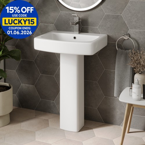 Modern bathroom square - square, basin