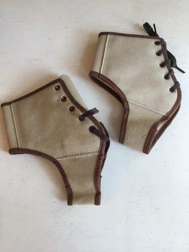 Vintage cotton spats - vintage,