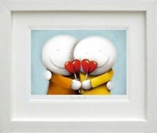 Sweethearts by Doug Hyde. FRAMED in White. New with COA In Stock.