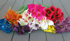 Artificial Calla Lily Bunch of 10 in Many Colours - Real Touch Flowers