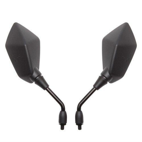 Black 10mm motorcycle mirrors - black,