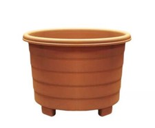Round Plastic Flower Pots Window Planter Pots for Herbs Garden Indoor & Outdoor