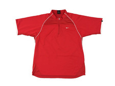 Nike Roger Federer RF 2004 Davis Cup Hamburg Polo Tennis Shirt Mens L Red Nadal