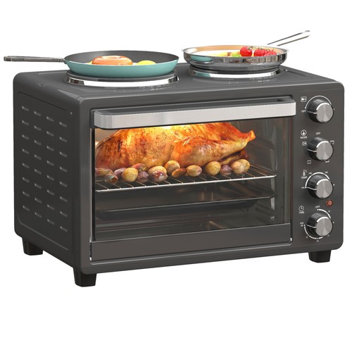 Homcom 28l countertop toaster - 28l,