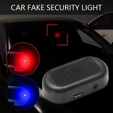 Solar power car led fake - car,