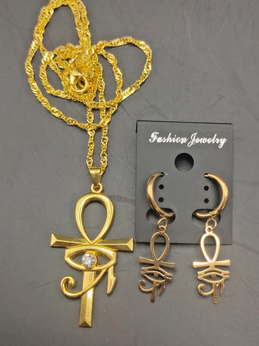 Gold eye horus - of, ankh