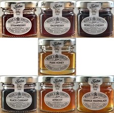 WILKIN & SONS TIPTREE 21 x 28g MIXED MINIATURE JAMS AND HONEY 3 OF EACH FLAVOUR