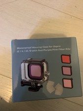 waterproof housing case for go pro  9/10/11/12 with filters 