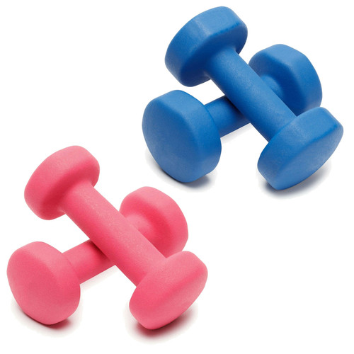 Pair dumbbells blue or - blue,