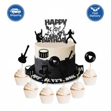 Guitar Cake Topper Disco Ball