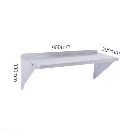 Stainless steel wall shelf - stainless,