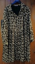 Biba Brown Vintage Goddess 'B' Dress Size 12 - New Season Great Price