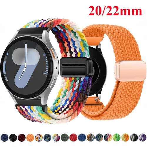 Magnetic braided nylon band - nylon,