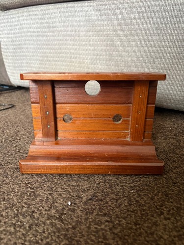 This mid century wooden pipe - this, 5-pipe