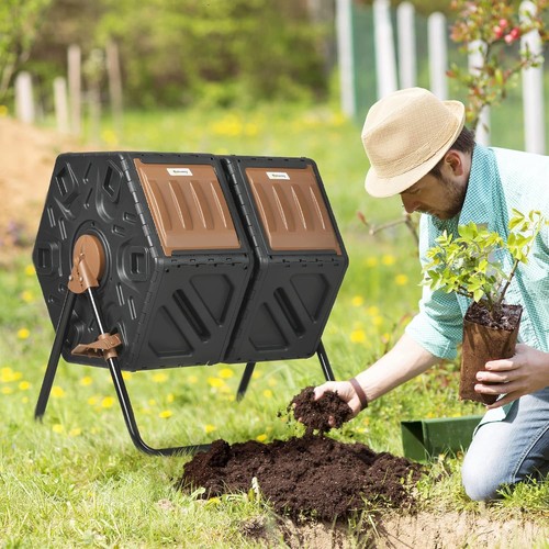Garden compost bin tumbler - garden,