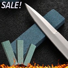 Knife Sharpening Stone Doublesided Knife Sharpener Fine Medium Grit Whetstone UK