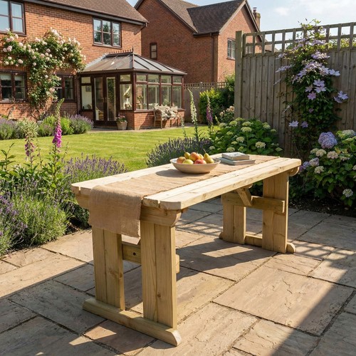 Picnic table garden - table,