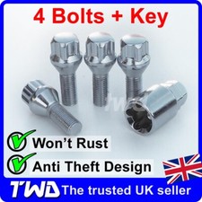 4x ALLOY WHEEL LOCKING BOLTS -