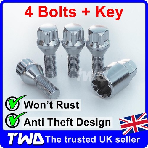 Alloy wheel locking bolts - locking,