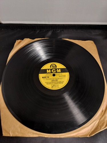 Gramophone record worn - record,