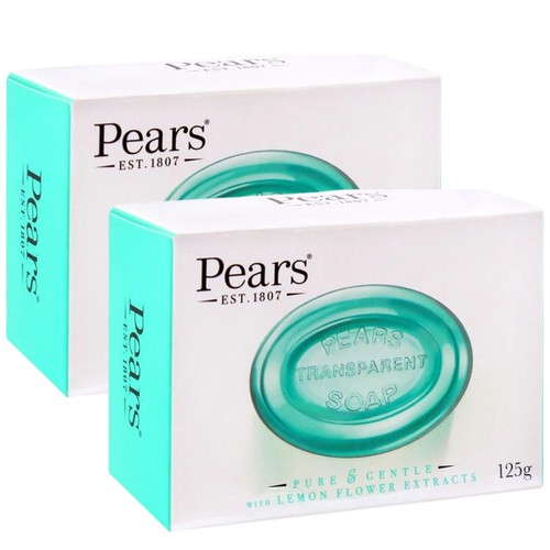 Pear transparent green soap - pear,