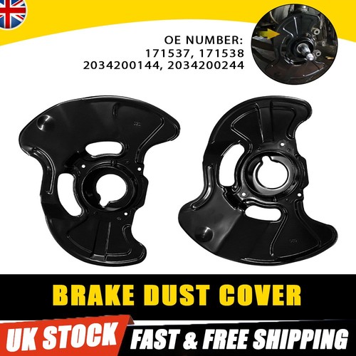 Front brake disc dust - front,