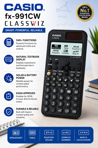 Casio 991cw advanced - casio, fx-991cw