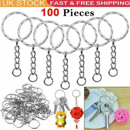 100pcs silver keyring - 100pcs, blanks