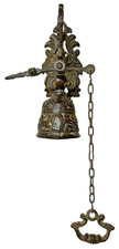 Antique Brass Bell Evangelist