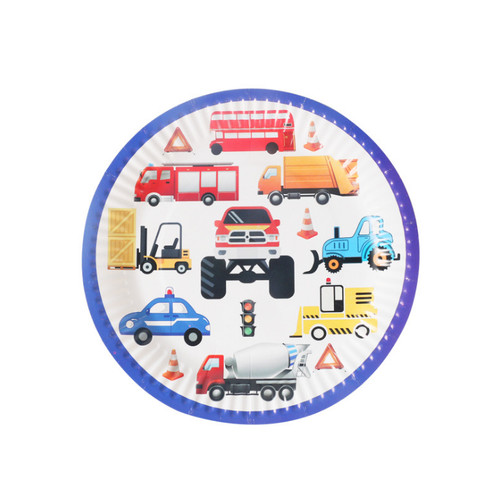Construction vehicle plate - vehicle,