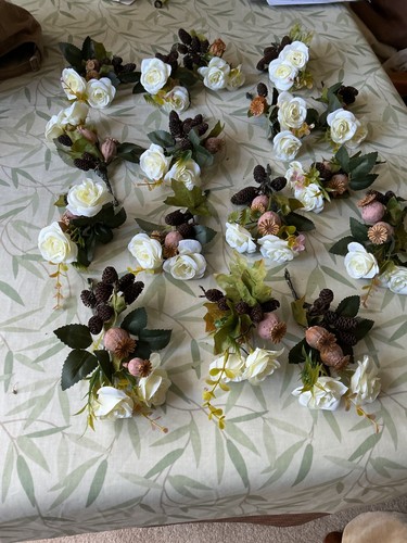 Wedding autumn pew - ends, of