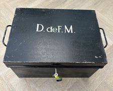 Antique Steel Metal Deed Box