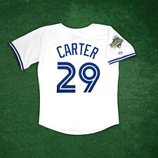 Joe Carter 1993 Toronto Blue Jays Men's Cooperstown World Series Home Jersey