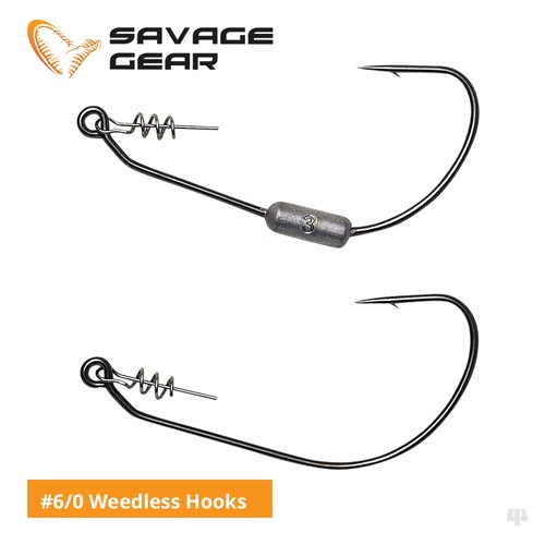 Savage gear weedless - hooks,