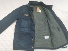 RRL double RL Ralph Lauren Hitching Denim Field Jacket Large