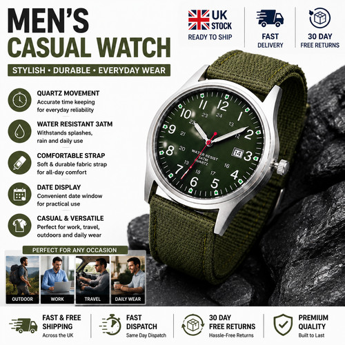 Swiss army military watch - swiss,
