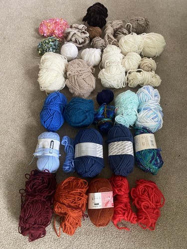 Wool bundle joblot mixed - wool,