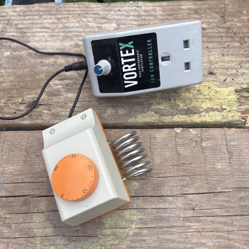 Vortex thermostat for fan - ,