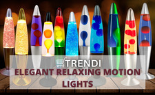 16 Inches Tall/Aluminium Base/Soothing Motion/Lamp for/Relaxation/Room Decor