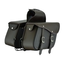 Motorcycle Leather Saddle Bag