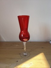 Ruby Red Amberina Art Glass