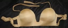 2 Pcs Egyptian Handmade Solid Bra Dina Professional Belly Dance skin color