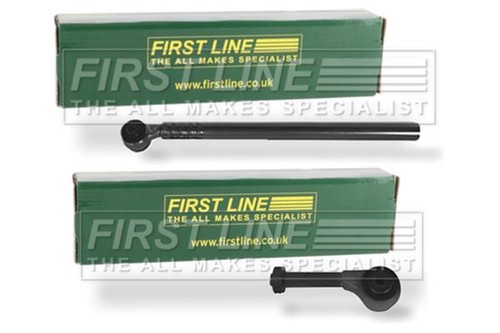 Pair tie track rod - track, end
