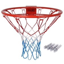 Basketball Hoop HangRing Basketball Ring 45cm Mesh Basketball Hoop Metal Kids