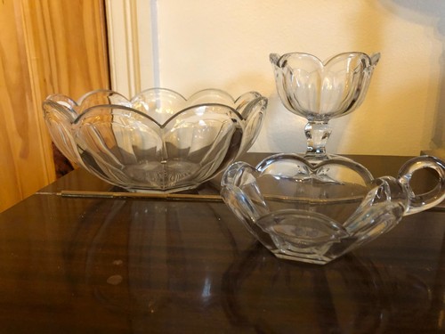 Flower shaped heavy glass - 3,