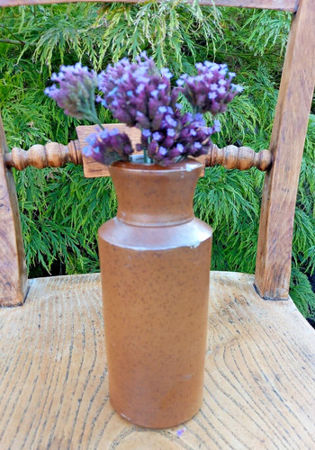 Vintage stoneware flask - flask, or