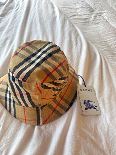 Burberry check bucket - bucket, hat